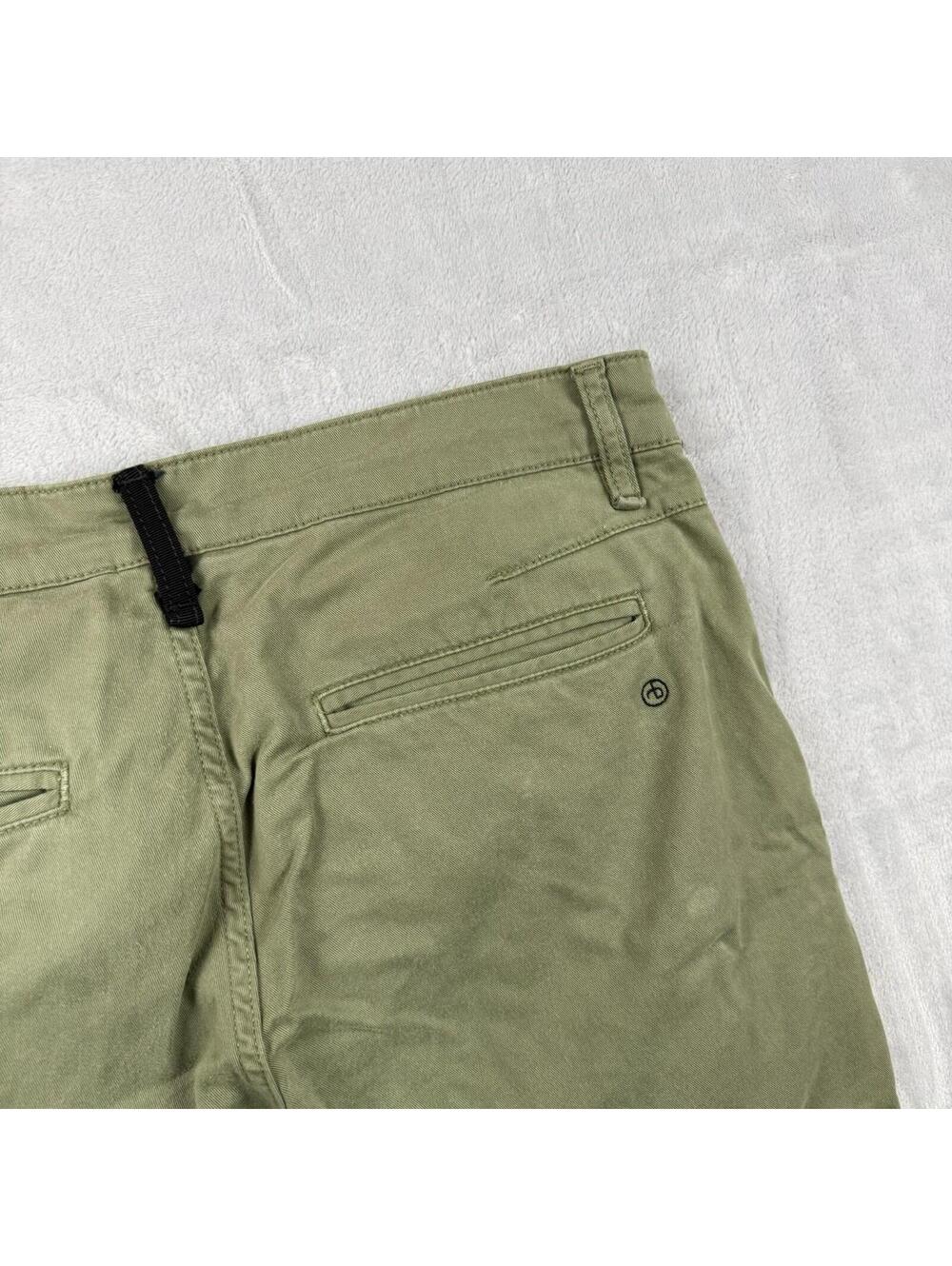 Rag and Bone Pants Men 31x30 Pale Army Green Fit 2 Stretch Twill Chino Preppy - Picture 11 of 12